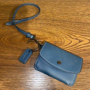 Coach key and card holder